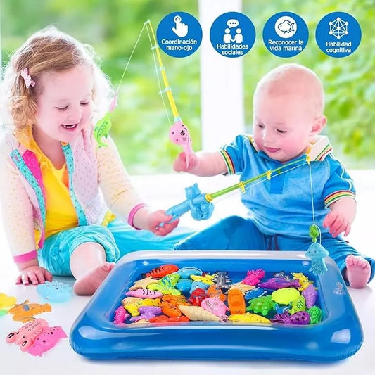 Juego de pesca interactivo para niños