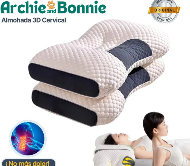 Almohada 2X1 Cervical ortopédica 3D